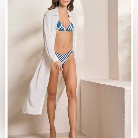 White Long Maaji Shirt Dress. NWOT - Picture 4 of 13